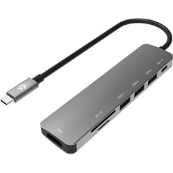 Celly USC-C Hub for Laptops USB-C HDMI SD Port TF Port