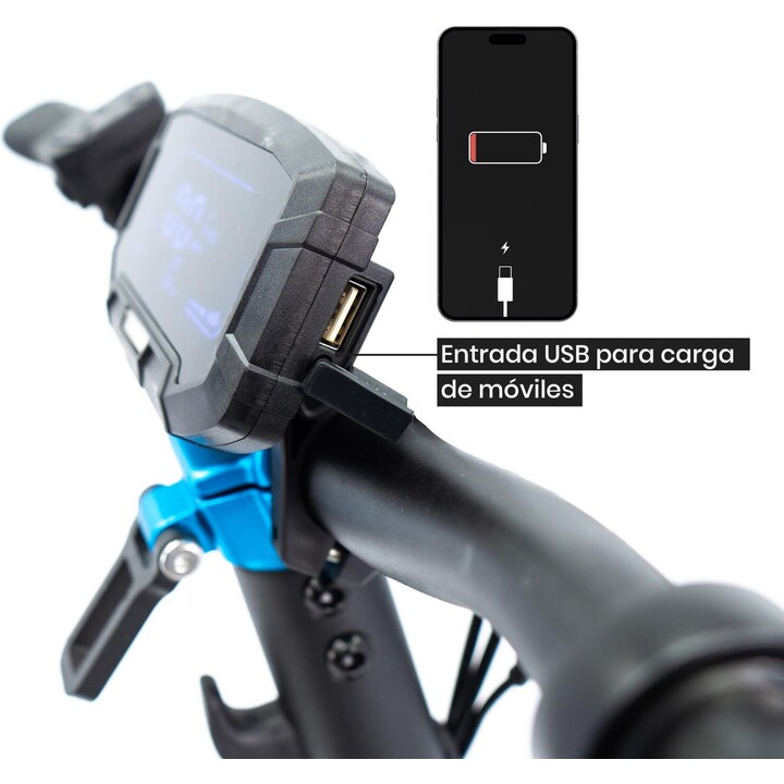 SmartGyro CrossOver Dual Max Electric Scooter / 1000W Motor / 10 Wheels / 25km/h / Autonomy 60km / Black