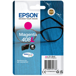 Cartucho de tinta original Epson 408L Durabrite Ultra Magenta