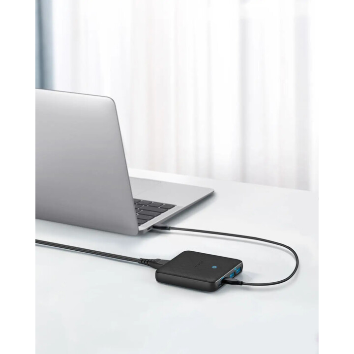 Anker 543 Powerport Atom III Universal Negro Carga rápida Interior