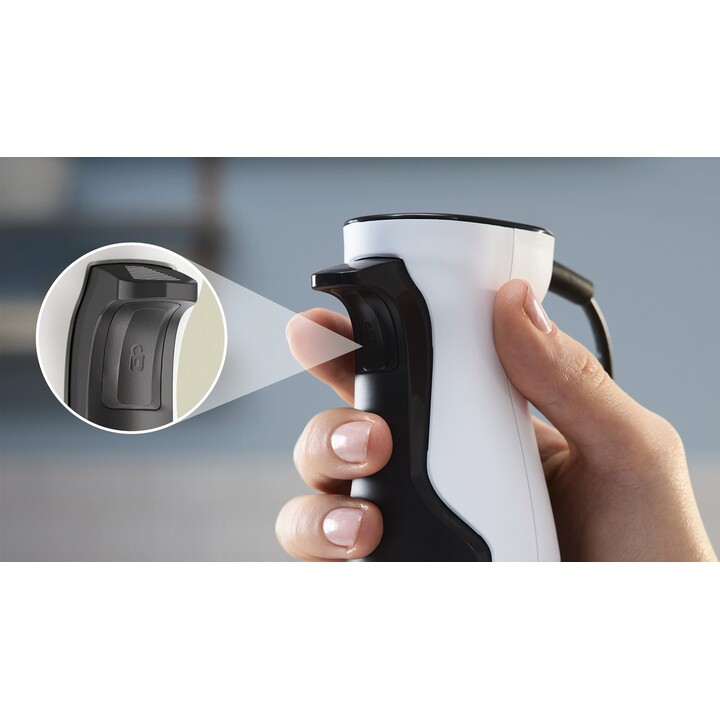 Liquidificador Bosch Series 4 MSM4W210 0,6 L Liquidificador de imersão 600 W Preto, Branco