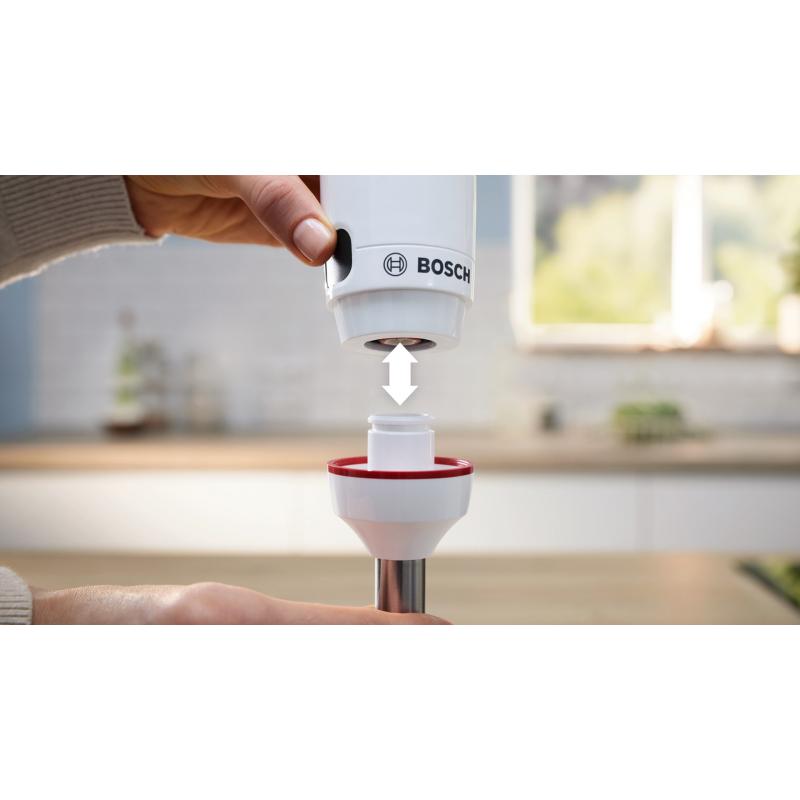 Bosch Serie 4 MSM4W210 licuadora 0,6 L Batidora de inmersión 600 W Negro, Blanco