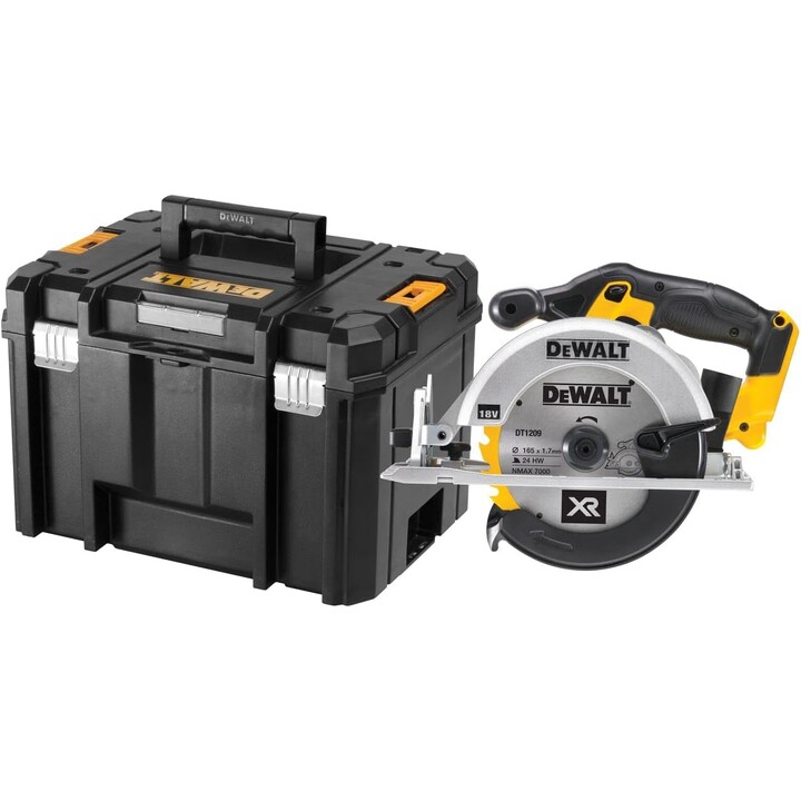 DeWALT DCS391NT scie circulaire portative Noir, Argent, Jaune 16,5 cm 3700 tr/min