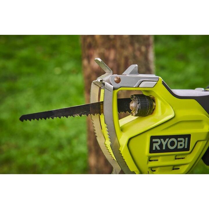 Sierra de Poda Ryobi ONE+ 18V RY18PSA-0/ Corte Ø80 mm/ Sin Batería ni Cargador
