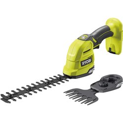 Ryobi ONE+ 18V RY18GSA-0 Heckenschere, Schere und Heckenschere-Schwert / ohne Akku oder Ladegerät