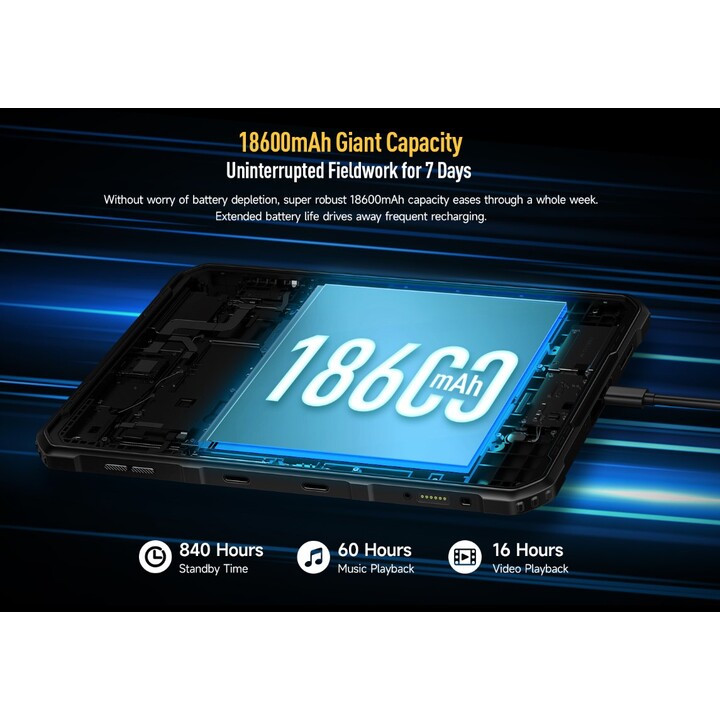 Ulefone Armor Pad 2 11.0 8GB 256GB LTE Preto