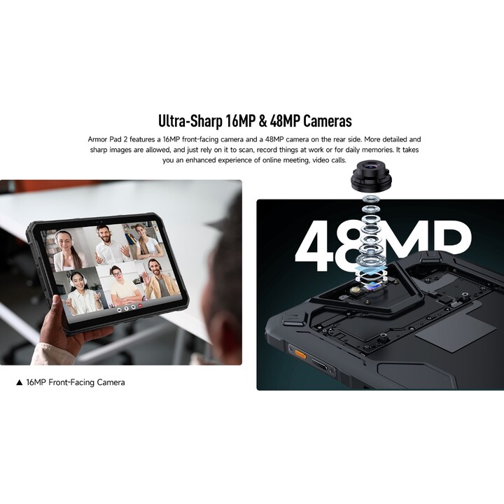 Ulefone Armor Pad 2 11.0 8GB 256GB LTE Preto