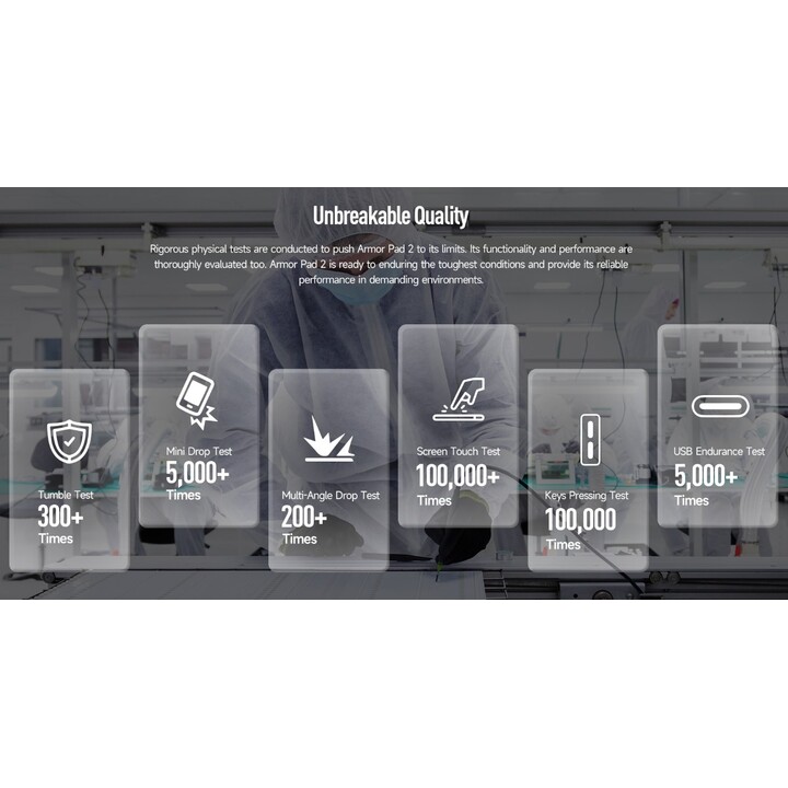 Ulefone Armor Pad 2 11.0 8GB 256GB LTE Negro