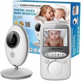 Esperanza EHM003 LCD Baby Monitor 2.4" White