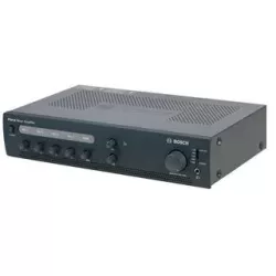 Bosch Ple-1me060-eu 60 W Mischverstärker mit 4 Mikrofonen und Hintergrundmusikeingang.