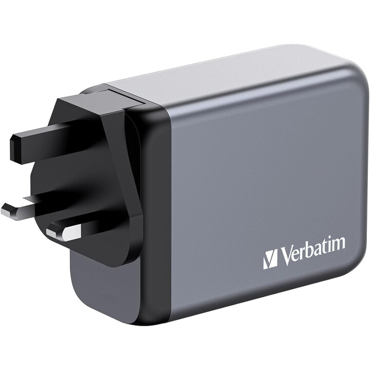 Carregador de parede universal Gan Verbatim GNC-200/ 3xUSB tipo C/ 1xUSB/ 200W