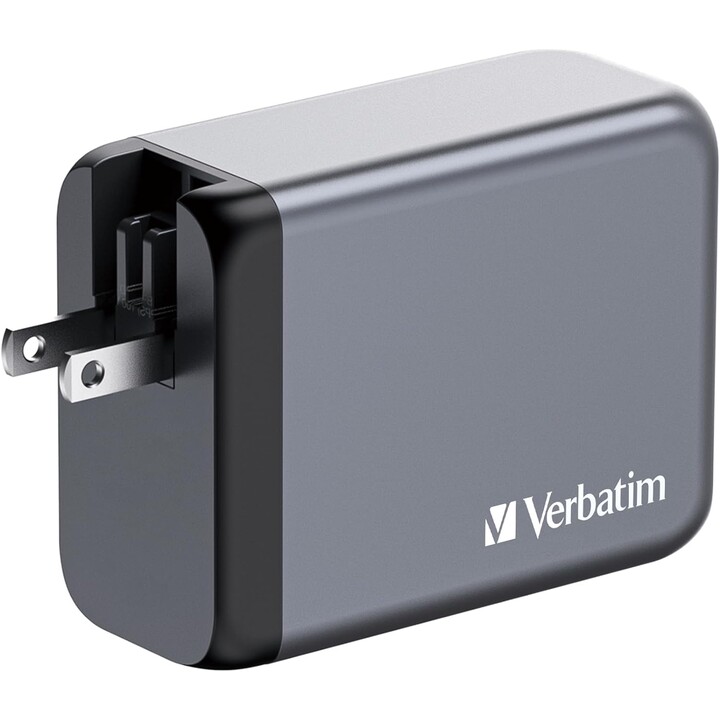 Carregador de parede universal Gan Verbatim GNC-200/ 3xUSB tipo C/ 1xUSB/ 200W