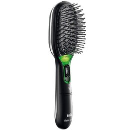 Braun Satin Hair 7 Iontec BR710E/ Ionic/ Schwarz e und grüne Haarglättungsbürste