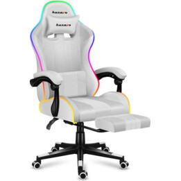 Sedia da gioco Huzaro Force 4.7 RGB bianca