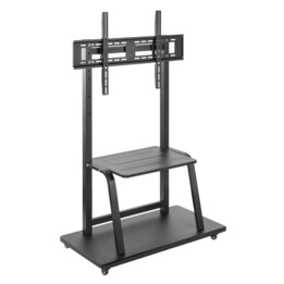 Gembird TVS-100F-01 TV floor stand with wheels, 37" - 100", up to 150kg