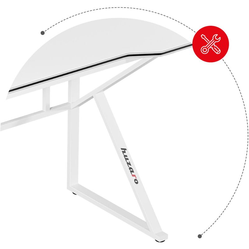 Bureau de jeu Huzaro Hero 1.6 blanc
