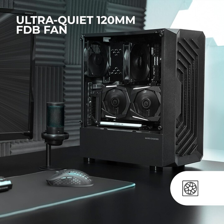 Caixa de jogos semitorre Mars Gaming MC-2000