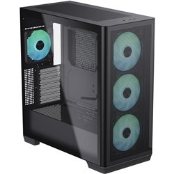 Aerocool Apnx C1-Bk-V1 Argb Black Tower