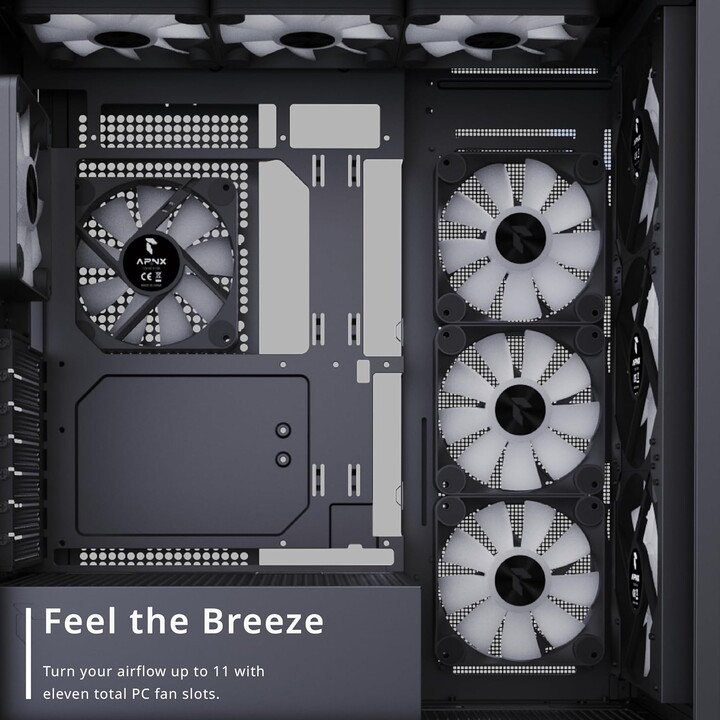 Aerocool Apnx C1-Wt-V1 Argb White Tower