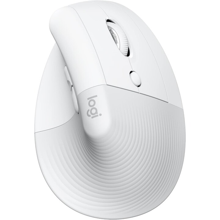 Logitech Lift for Mac Ratón ergonómico vertical inalámbrico Blanco