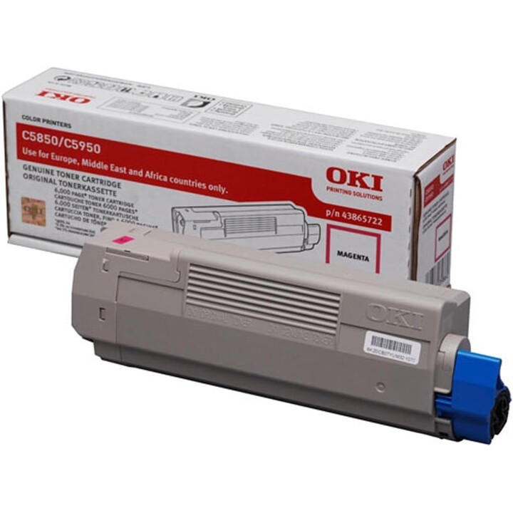 Oki Original Magenta Toner 6000 Seiten 43865722