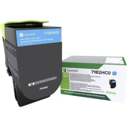 Lexmark Original Cyan Toner 3500 Pages (71B2Hc0) for CS417Dn, CS517DE, CX417DE, CX517De
