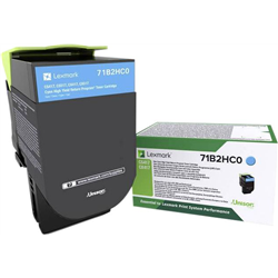 Lexmark Original Cyan Toner 3500 Pages (71B2Hc0) for CS417Dn, CS517DE, CX417DE, CX517De