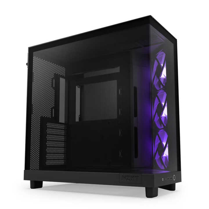 Torre centrale NZXT H6 Flow RGB nera
