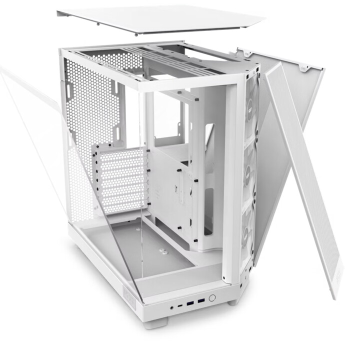 NZXT H6 Flow RGB Torre media Blanco