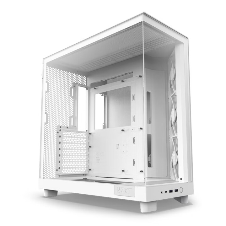 Tour moyenne NZXT H6 Flow blanc