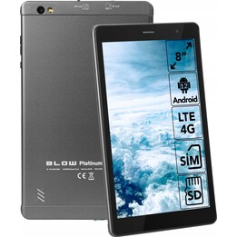 BLOW PlatinumTAB8 4G V3 IPS 4GB 64GB LTE Tablet Nero