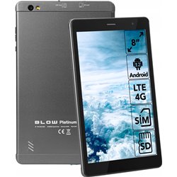 BLOW PlatinumTAB8 4G V3 IPS 4GB 64GB LTE Tablette Noir