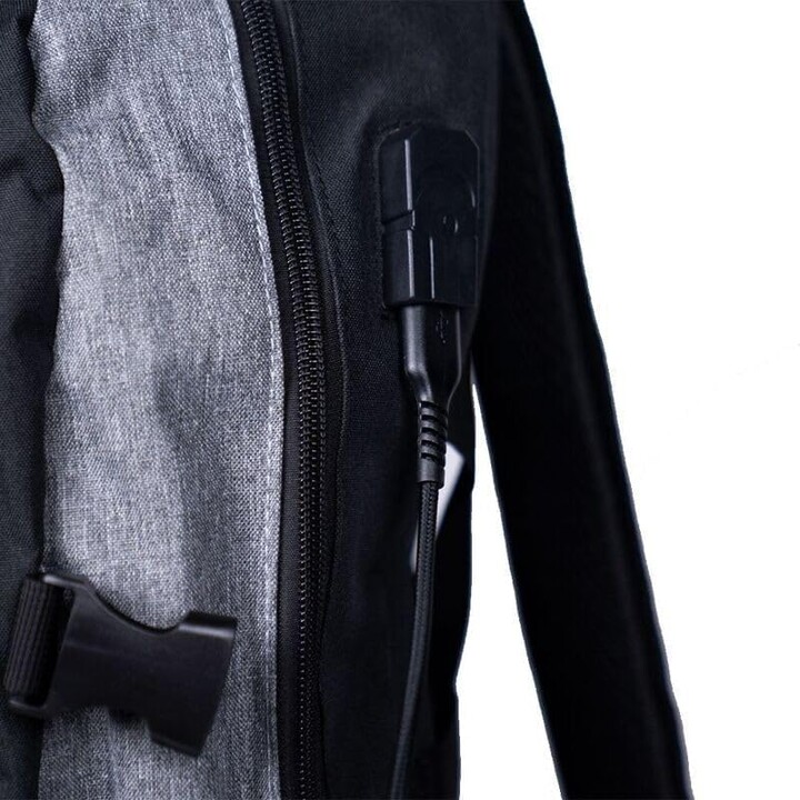 black nasa travel backpack