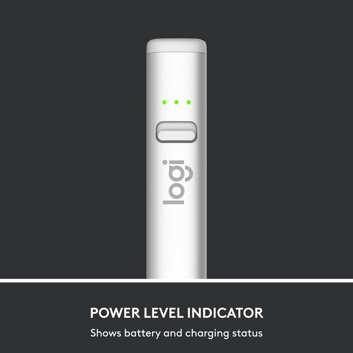 Logitech Crayon USB-C - stylo à dessin numérique sans fil argent pour iPad