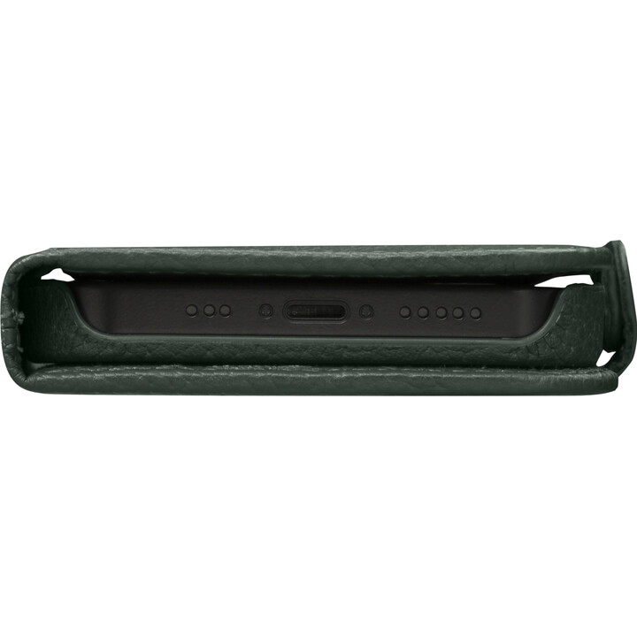 Nova York - Carteira de Couro 2 em 1 para iPhone 15 Pro Max - Evergreen