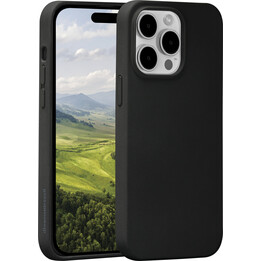 Monaco - Custodia MagSafe in silicone per iPhone 15 Pro - Nero notte