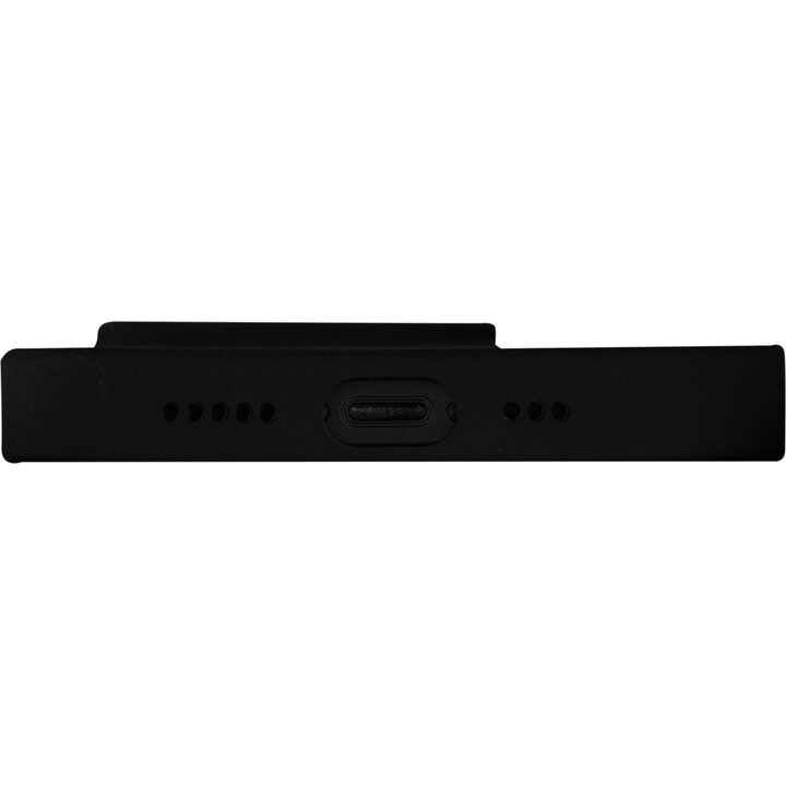 Monaco - Silikon MagSafe HüllefüriPhone 15 Pro - Nacht Schwarz