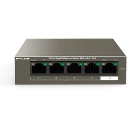 IP-COM Networks G1105P-4-63W Netzwerk-Switch Unmanaged Gigabit Ethernet (10/100/1000) Power over Ethernet (PoE) Bronze