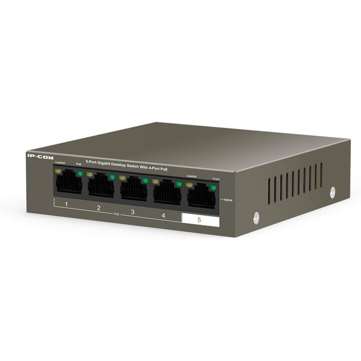 IP-COM Networks G1105P-4-63W switch Unmanaged Gigabit Ethernet (10/100/1000) Power over Ethernet (PoE) Bronze