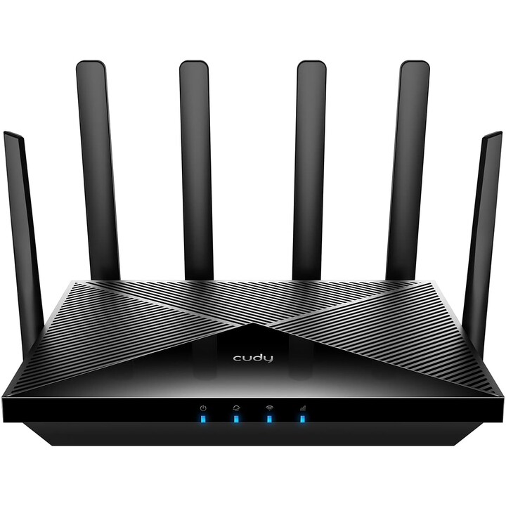 Cudy LT700 router inalámbrico Gigabit Ethernet Doble banda (2,4 GHz / 5 GHz) 4G Negro