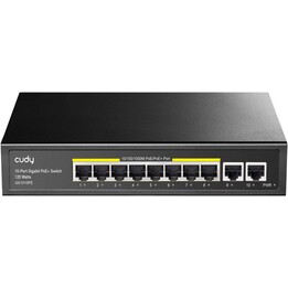 Switch Cudy GS1010PE Gigabit Ethernet (10/100/1000) Power over Ethernet (PoE) Preto