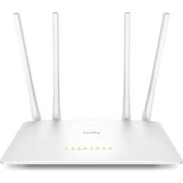Cudy WR1200 router inalámbrico Ethernet rápido Doble banda (2,4 GHz / 5 GHz) Blanco