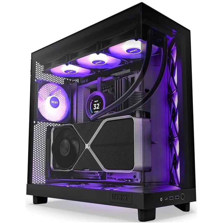 NZXT H6 Flow RGB Torre Média Preto