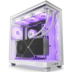 Tour moyenne NZXT H6 Flow RGB Blanc