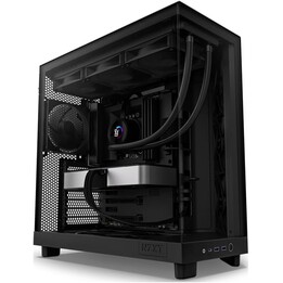 Torre centrale di flusso NZXT H6 nera