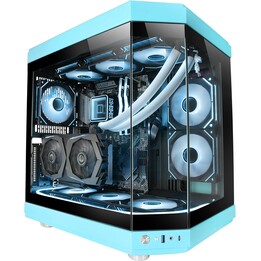 Mars Gaming MC-3T/Blu Scatola da gioco semitorre