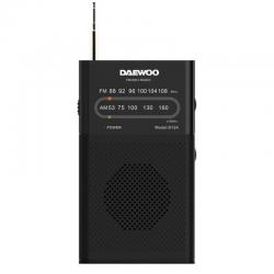 Rádio Portátil Daewoo DW1027/Preto
