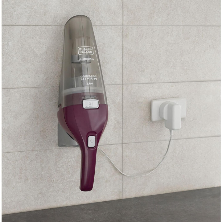 Black&Decker NVC115W-QW Aspirateur à main sans fil violet