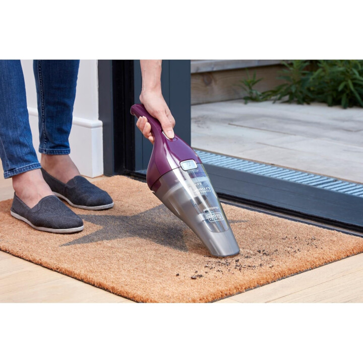 Black&Decker NVC115W-QW Purple Cordless Handheld Vacuum Cleaner
