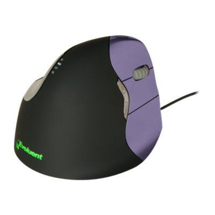 Evoluent VerticalMouse 4 Small ergonomische kabelgebundene Maus schwarz